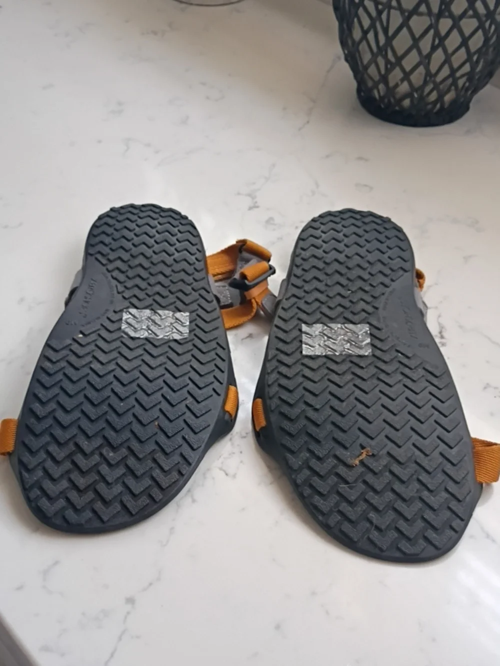 Xeroshoes Men's Adjustable Outdoor Sandals in Mustard Yellow